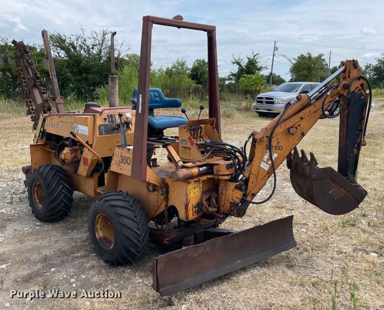 image for item KJ9702 1987 Case 360  trencher