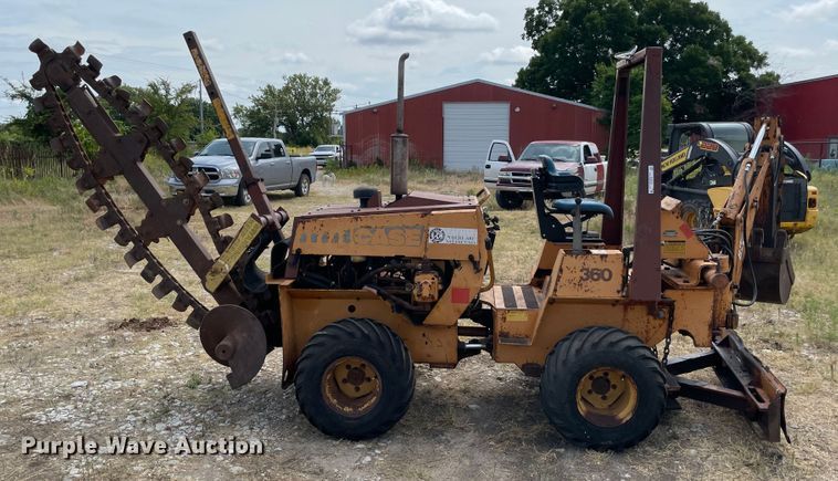 image for item KJ9702 1987 Case 360  trencher