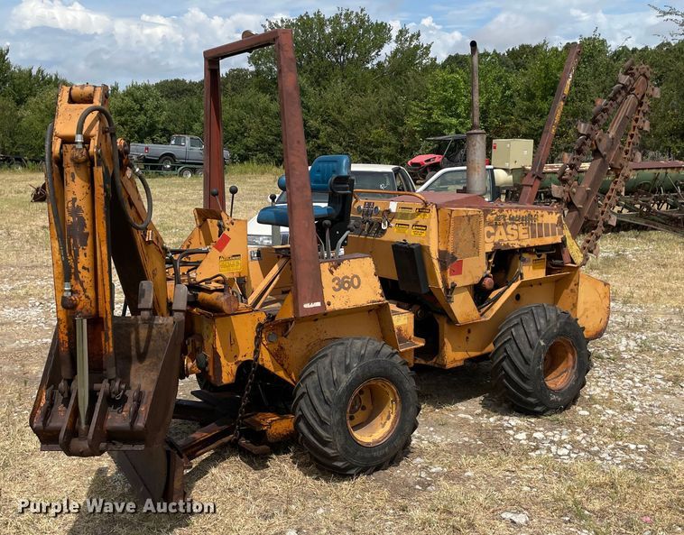 image for item KJ9702 1987 Case 360  trencher