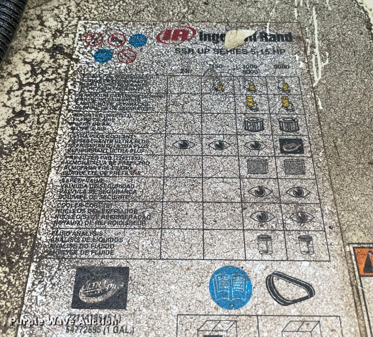 image for item KJ9715 Ingersoll Rand UP6-15-125  air compressor