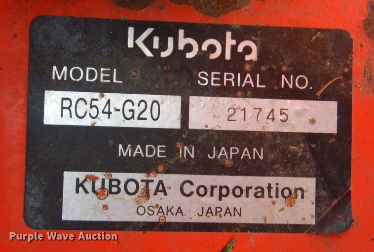 image for item KP9460 Kubota G2000-S  lawn mower