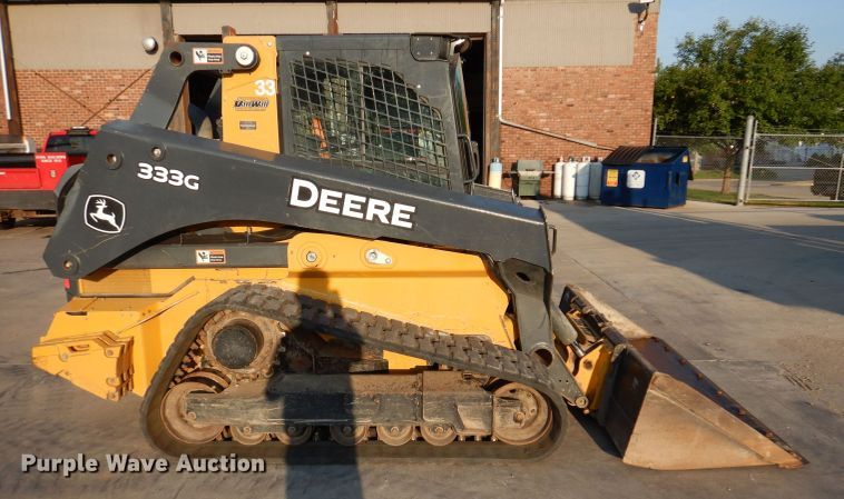 image for item KP9467 2016 John Deere 333G  tracked skid steer loader