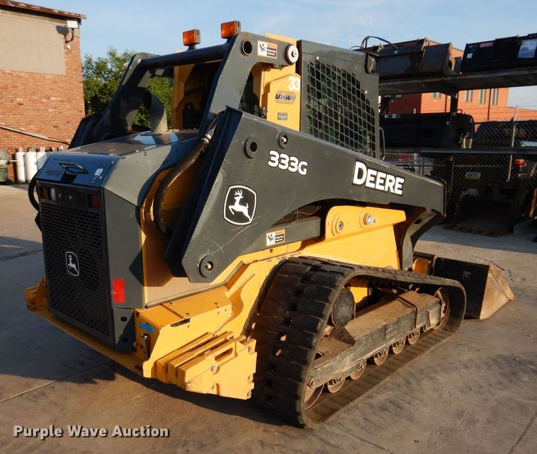 image for item KP9467 2016 John Deere 333G  tracked skid steer loader