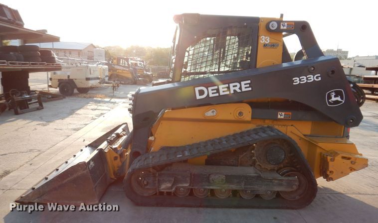 image for item KP9467 2016 John Deere 333G  tracked skid steer loader