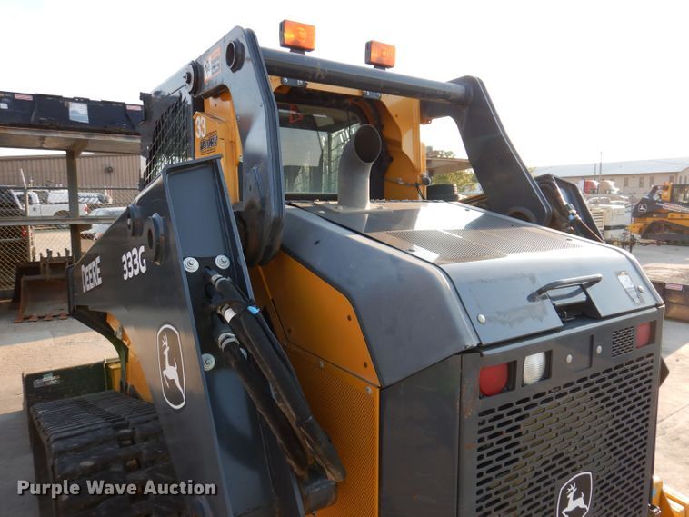 image for item KP9467 2016 John Deere 333G  tracked skid steer loader