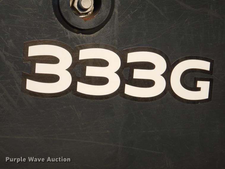 image for item KP9467 2016 John Deere 333G  tracked skid steer loader