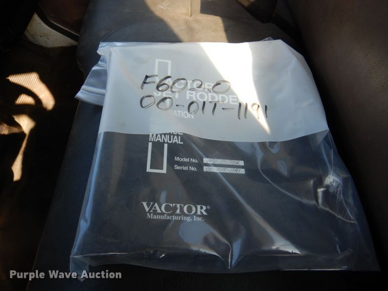 image for item KR9116 2000 International 2554  sewer jetter truck