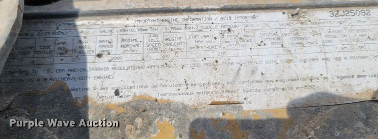 image for item LM9603 1993 Peterbilt 379  dump truck