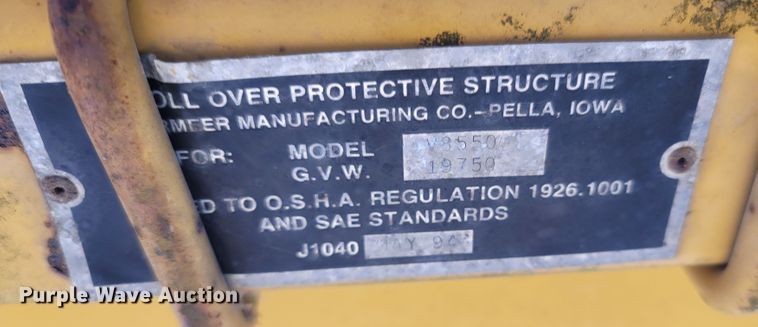 image for item LM9612 1998 Vermeer V8550  vibratory cable plow