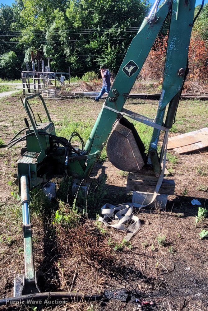 image for item LM9659 John Deere  backhoe attachment