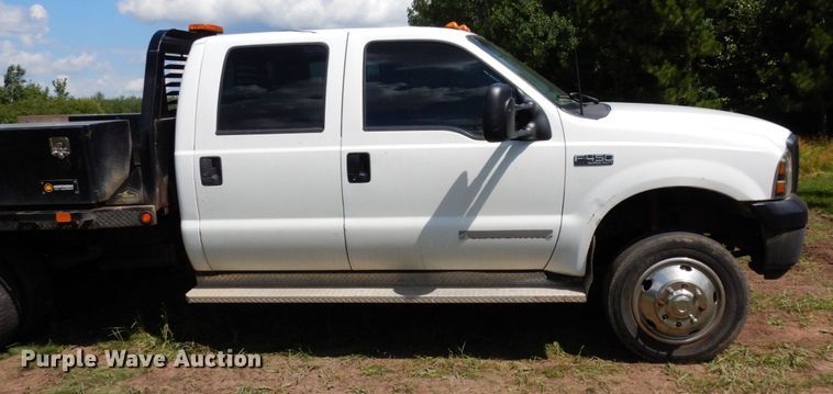 image for item MF9755 2003 Ford F450 Super Duty XL  flatbed truck