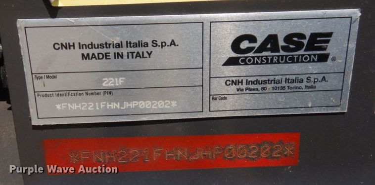 image for item MF9775 2018 Case 221F  wheel loader