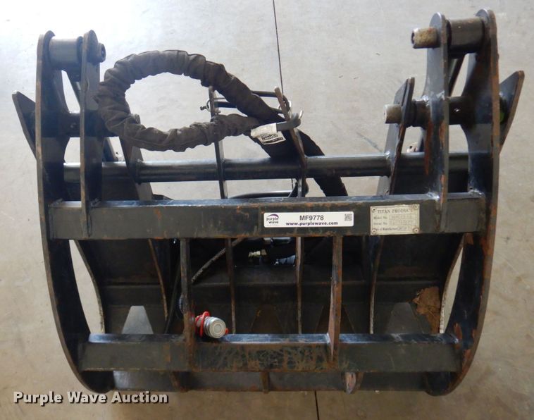 image for item MF9778 Titan  compact utility loader grapple bucket