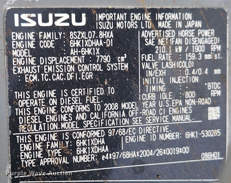 image for item MK9101 2010 Hitachi ZX350LC-3  excavator