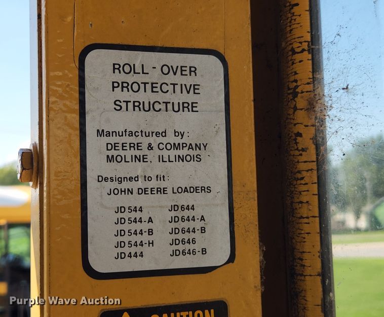 image for item MK9173 1978 John Deere JD444  wheel loader