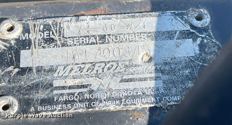 image for item MU9052 Melroe 60W/T  skid steer bucket