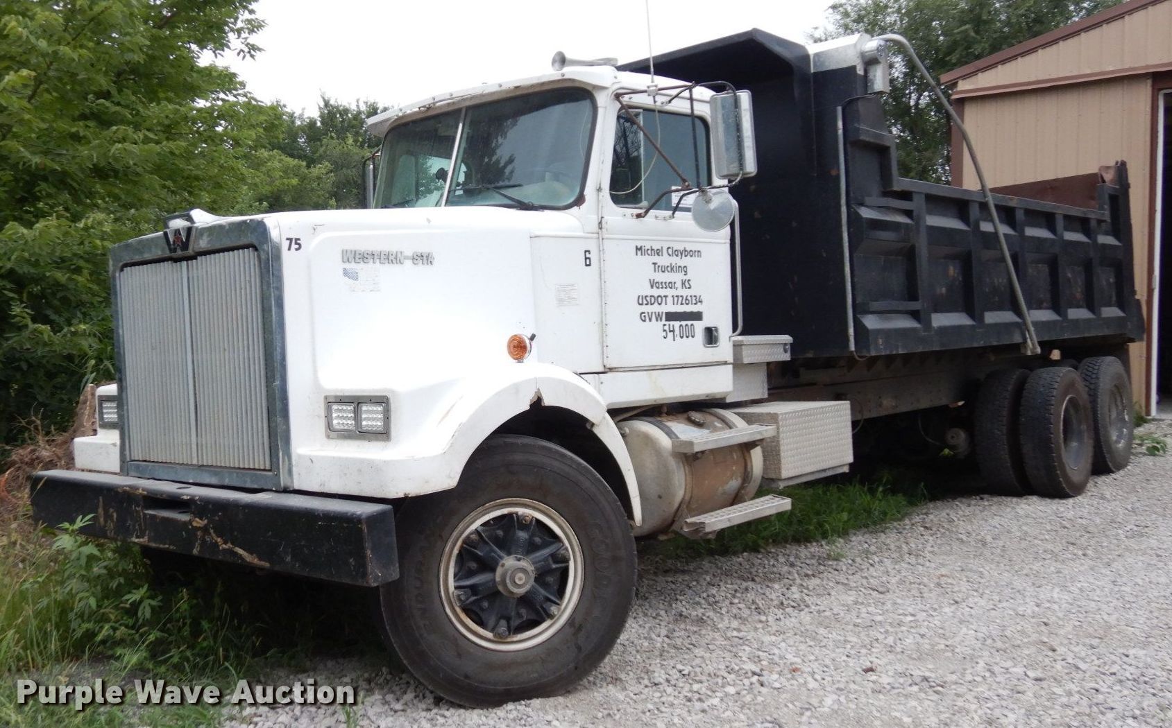 【中古】 バウバウ大臣 1989 Western Star 4864F dump truck in Vassar, KS | Item DS1295