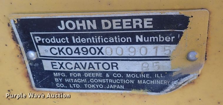 image for item DF5032 1985 John Deere 490  excavator