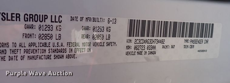 image for item DG2688 2013 Dodge Charger Police