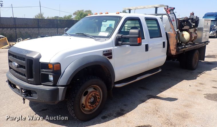 image for item DG5338 2008 Ford F550 Super Duty  flatbed truck