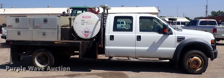 image for item DG5338 2008 Ford F550 Super Duty  flatbed truck