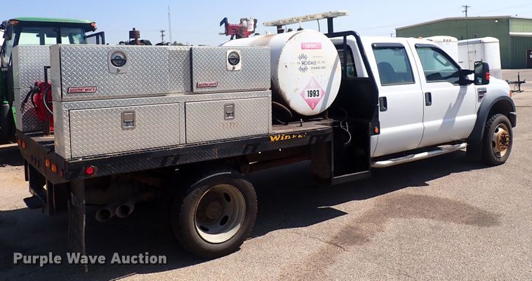 image for item DG5338 2008 Ford F550 Super Duty  flatbed truck