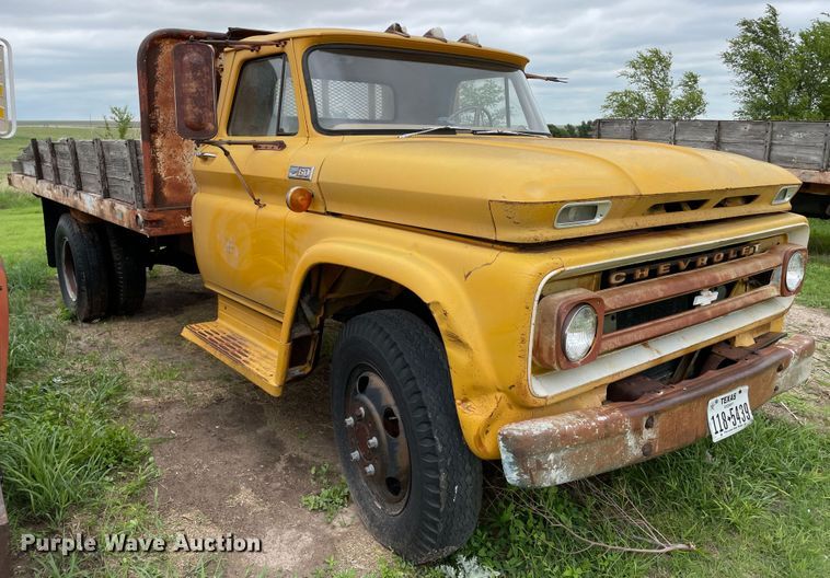 image for item DJ5212 1965 Chevrolet C60  flatbed truck