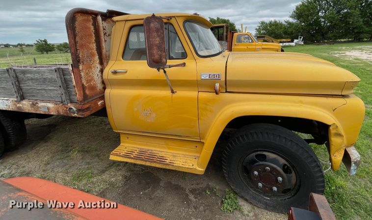 image for item DJ5212 1965 Chevrolet C60  flatbed truck