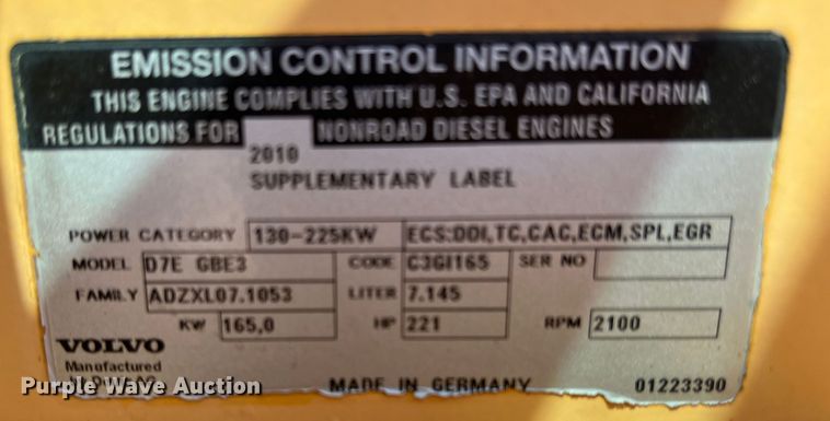 image for item DK7074 Volvo G940  motor grader