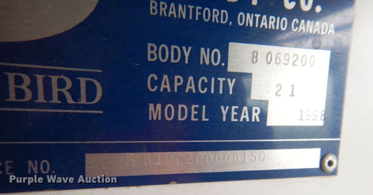 image for item DM5435 1997 Chevrolet Express G3500  school bus