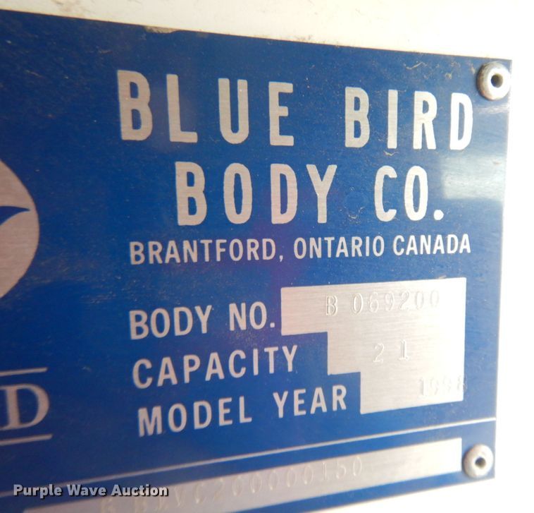 image for item DM5435 1997 Chevrolet Express G3500  school bus