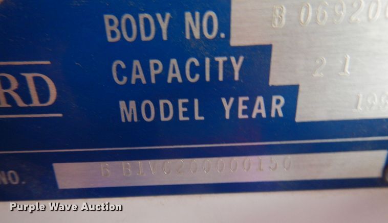 image for item DM5435 1997 Chevrolet Express G3500  school bus