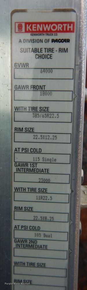 image for item DN1678 2010 Kenworth T800  dump truck