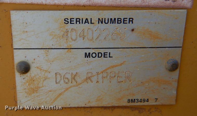 image for item DO1478 2011 Caterpillar D6K XL  dozer