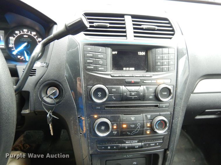 image for item DS1333 2017 Ford Explorer Police Interceptor  SUV