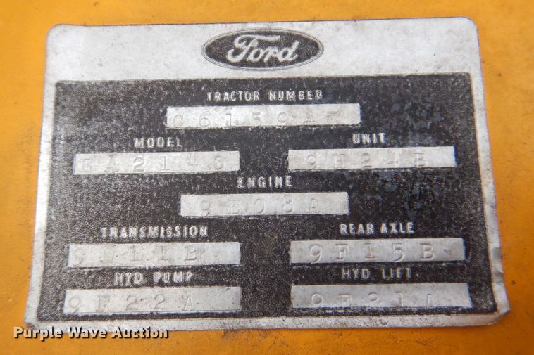 image for item DS8179 1979 Ford 6600 Tiger Special  tractor