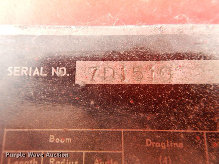 image for item DS8180 1967 Link-Belt LS-78  crane