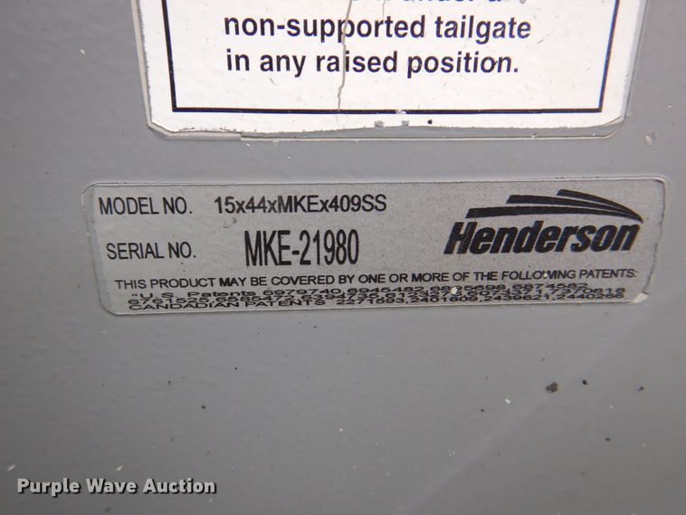 image for item DS8191 Henderson 409SS  dump bed