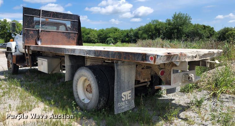 image for item JB9063 1996 GMC TopKick  dump flatbed truck