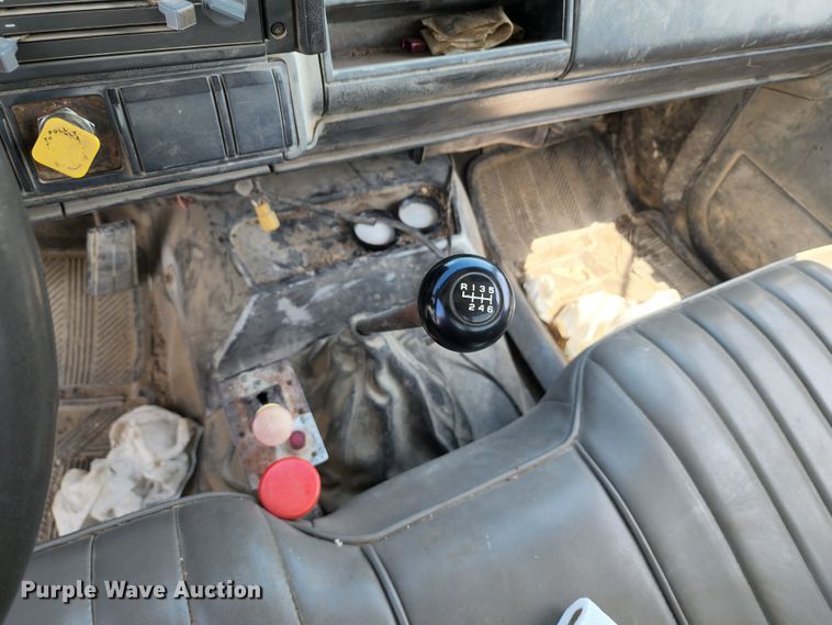 image for item JB9063 1996 GMC TopKick  dump flatbed truck