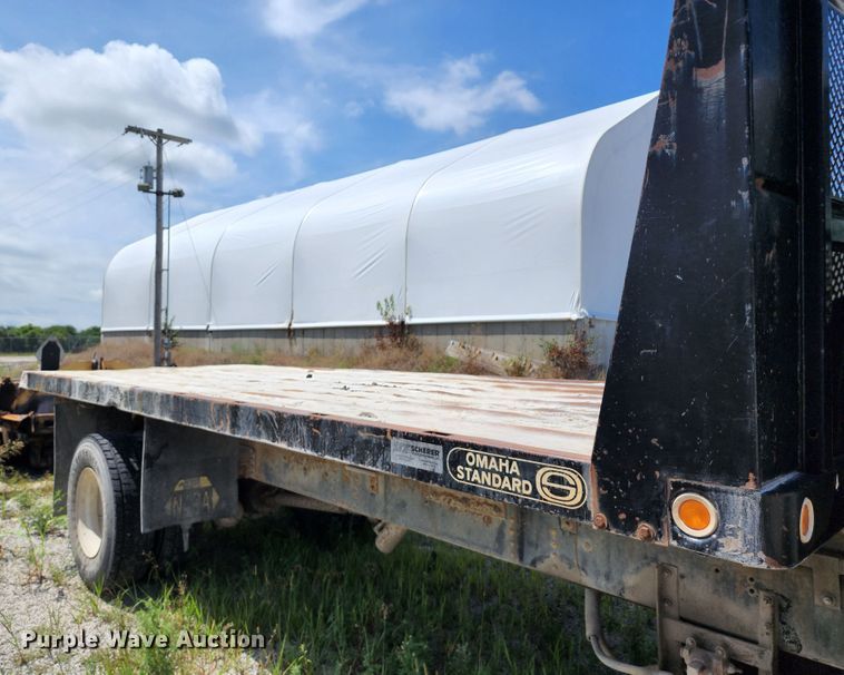 image for item JB9063 1996 GMC TopKick  dump flatbed truck