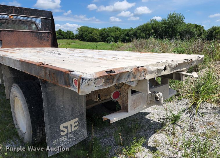 image for item JB9063 1996 GMC TopKick  dump flatbed truck