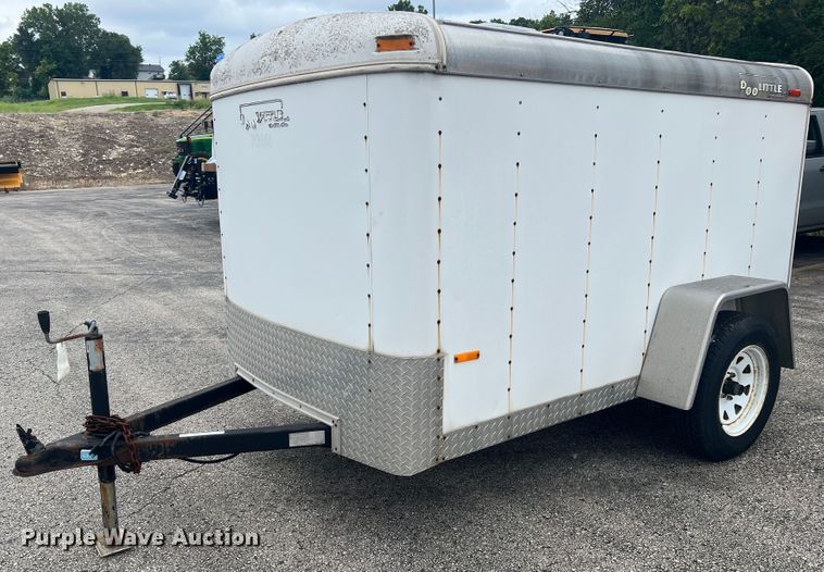 image for item JM9142 2001 Doolittle  enclosed cargo trailer