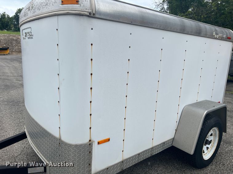 image for item JM9142 2001 Doolittle  enclosed cargo trailer