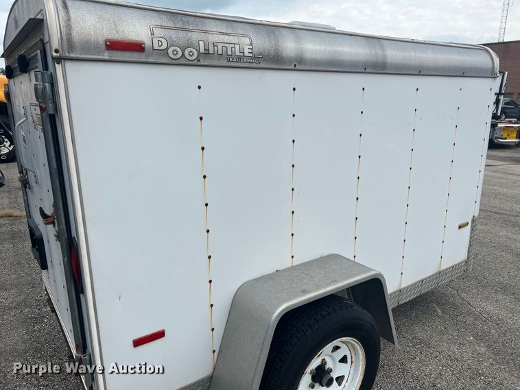 image for item JM9142 2001 Doolittle  enclosed cargo trailer