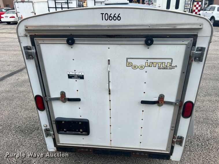 image for item JM9142 2001 Doolittle  enclosed cargo trailer