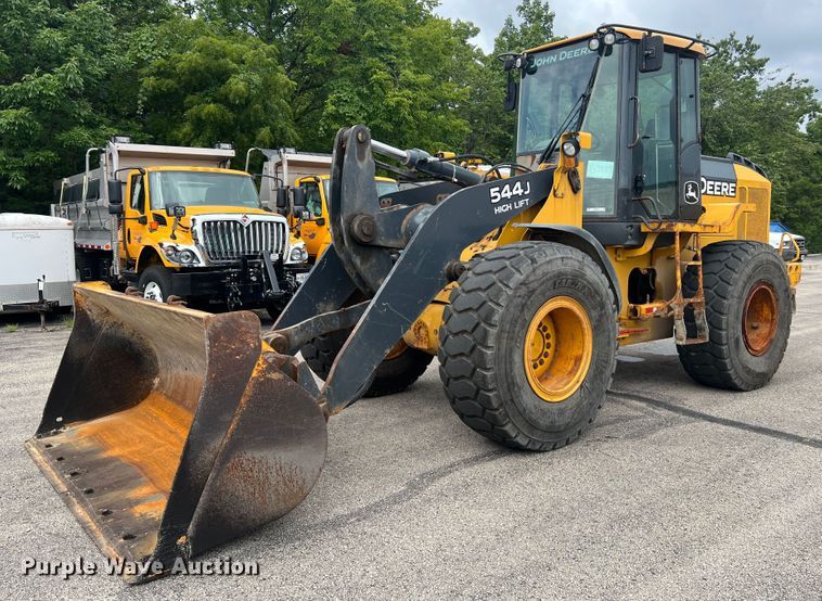 image for item JM9143 2008 John Deere 544J  high lift wheel loader