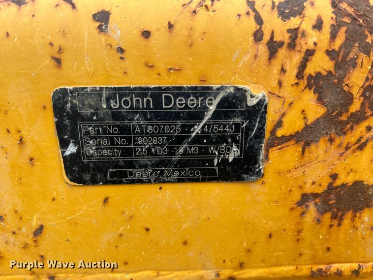 image for item JM9143 2008 John Deere 544J  high lift wheel loader