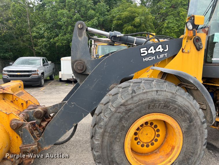 image for item JM9143 2008 John Deere 544J  high lift wheel loader