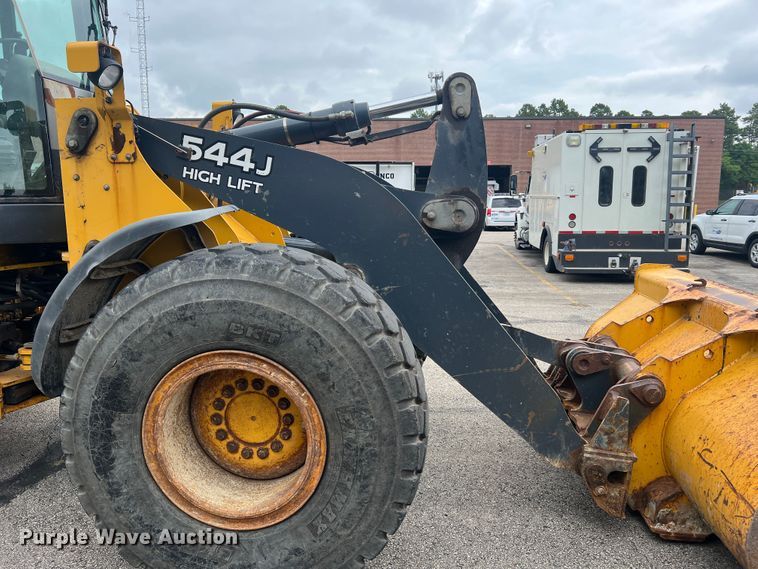image for item JM9143 2008 John Deere 544J  high lift wheel loader